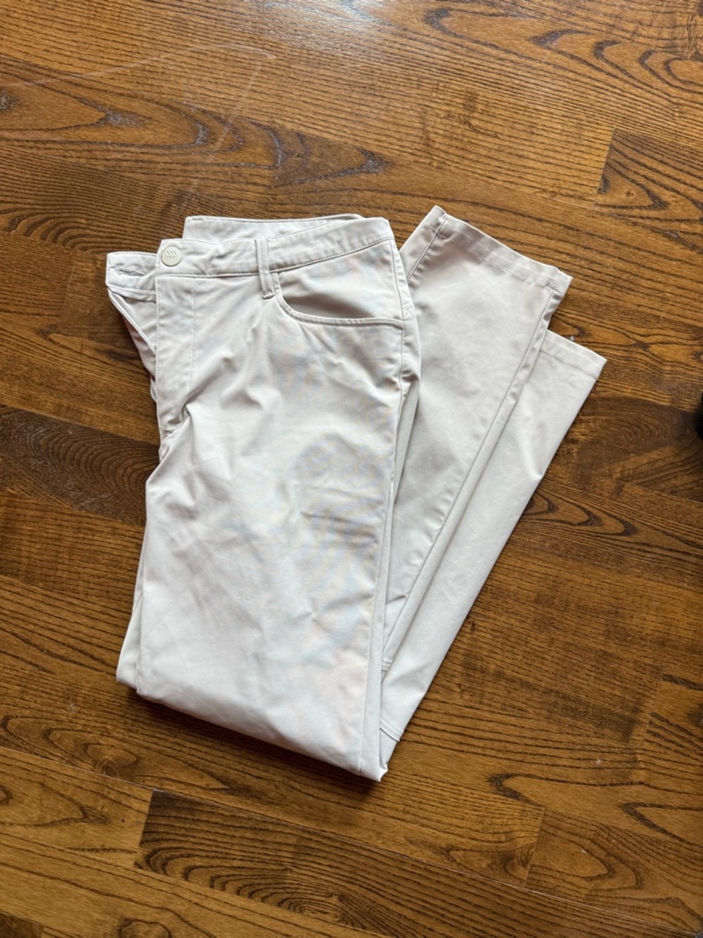 all in motion Cream Slim Straight Pants